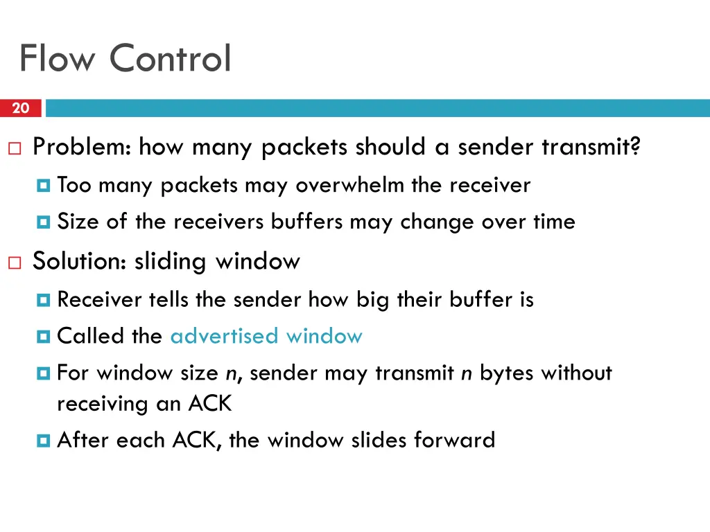 flow control