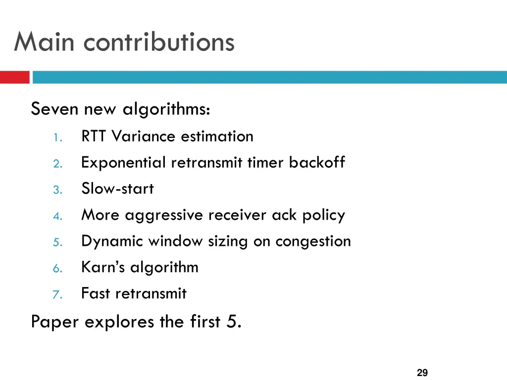 main contributions 1