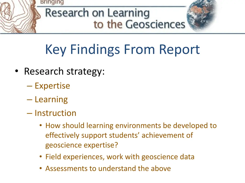key findings from report 4