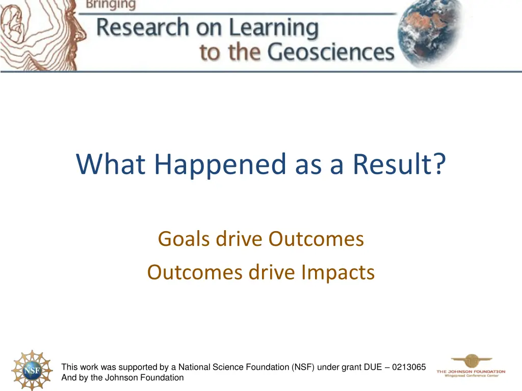 what happened as a result 1