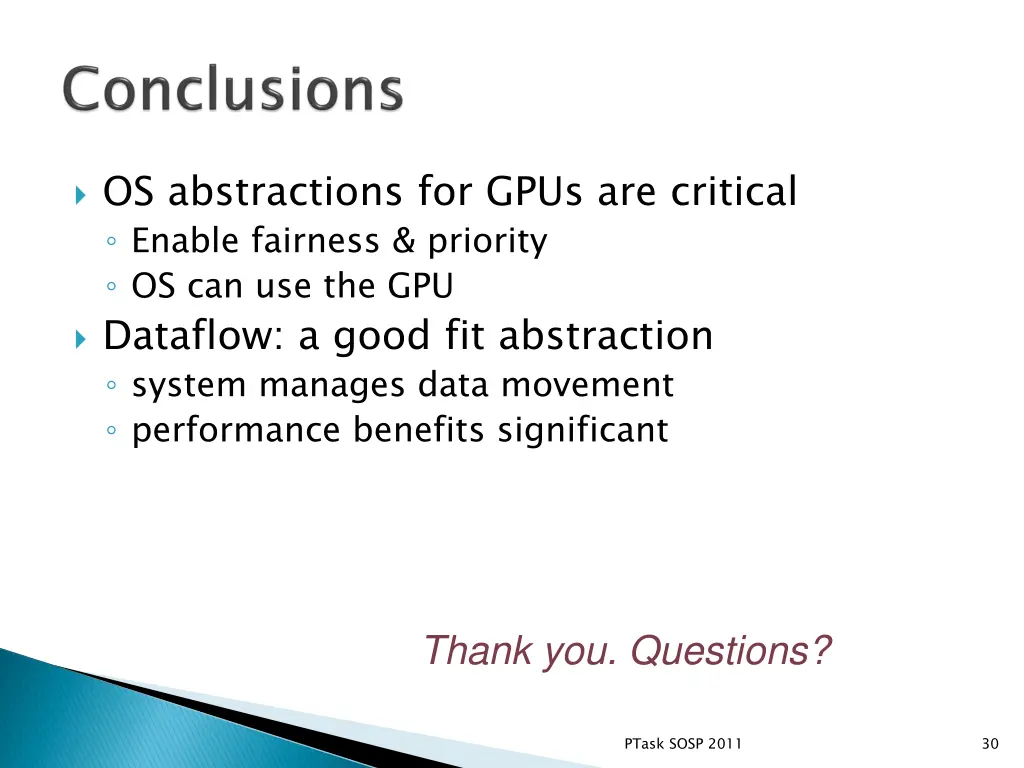 os abstractions for gpus are critical enable