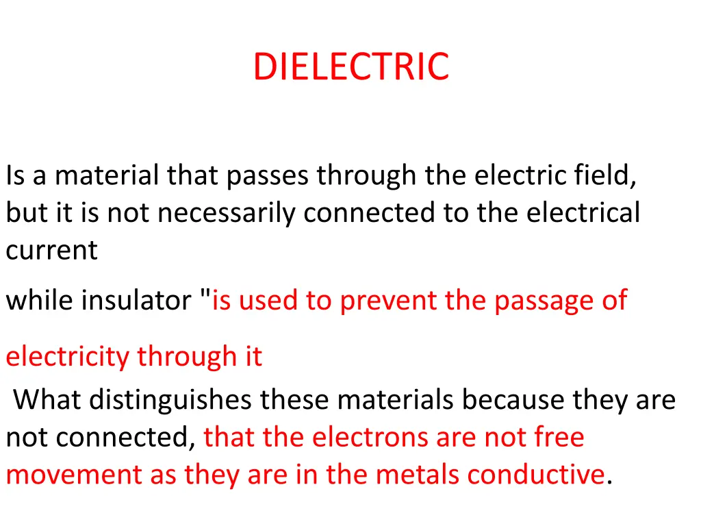 dielectric