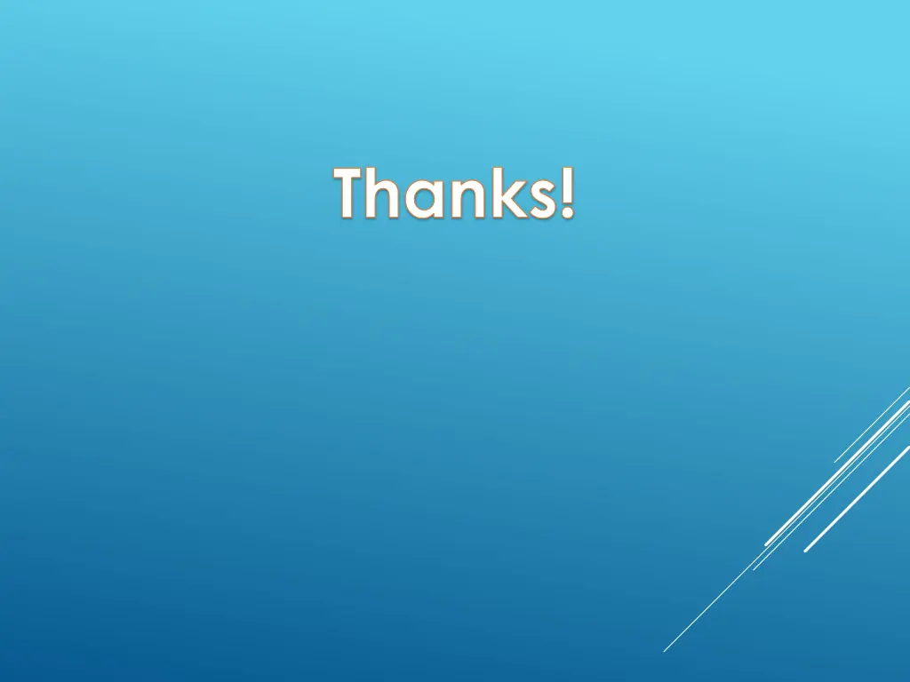 thanks