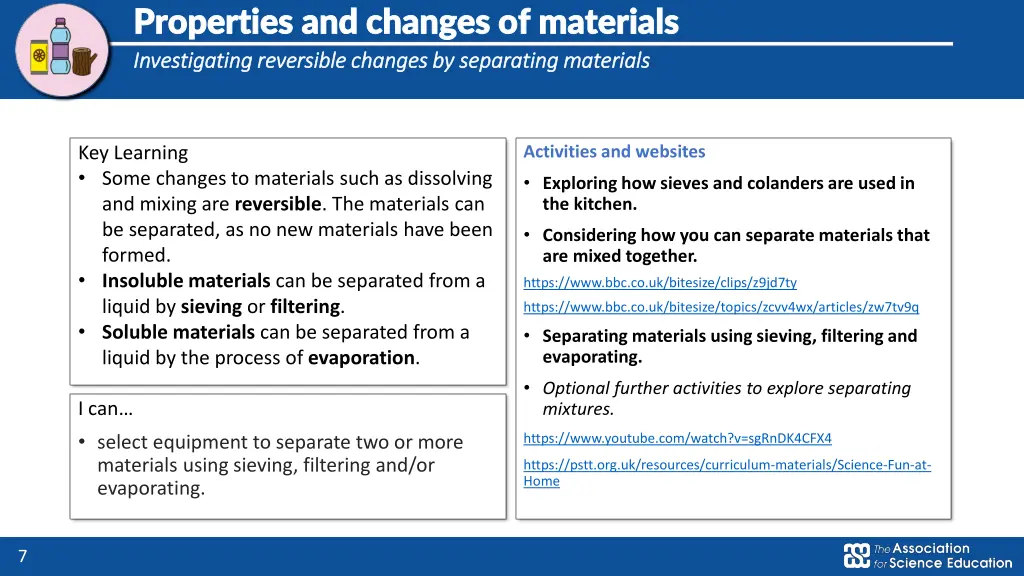 properties and changes of materials properties 3