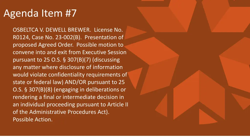 agenda item 7