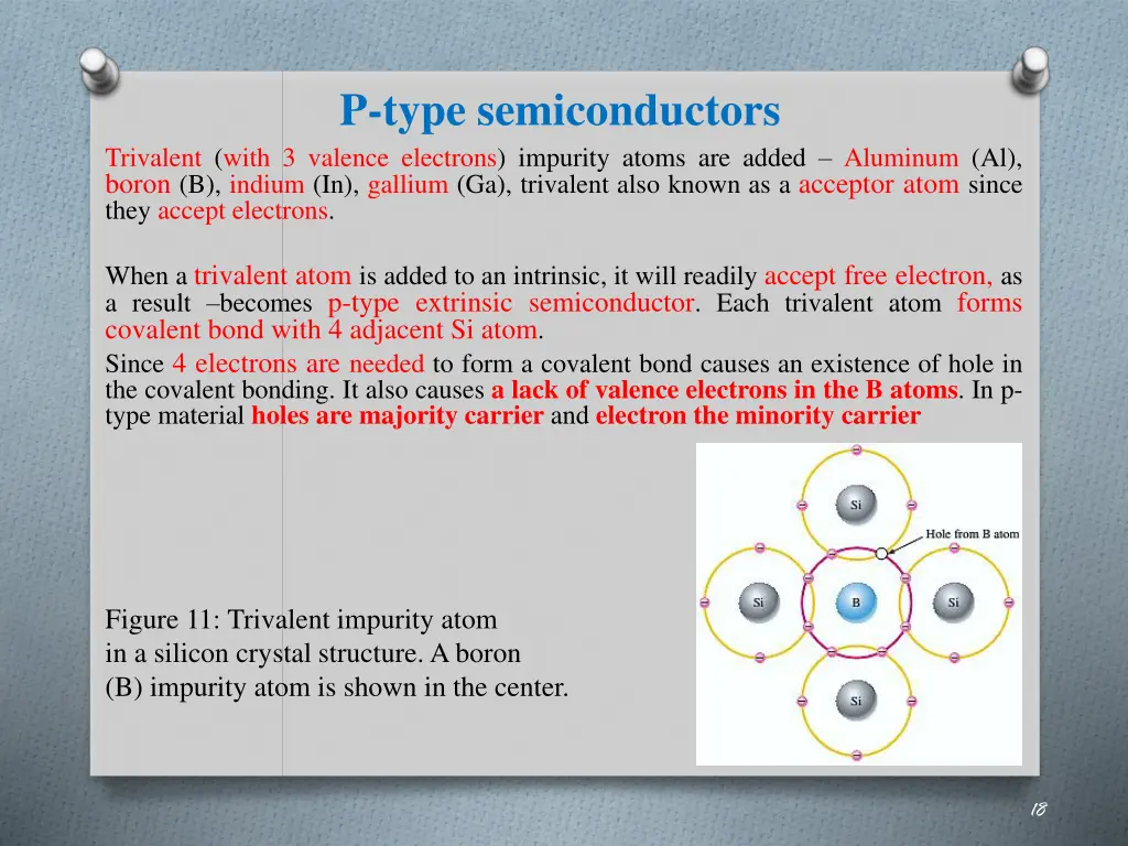 p type semiconductors