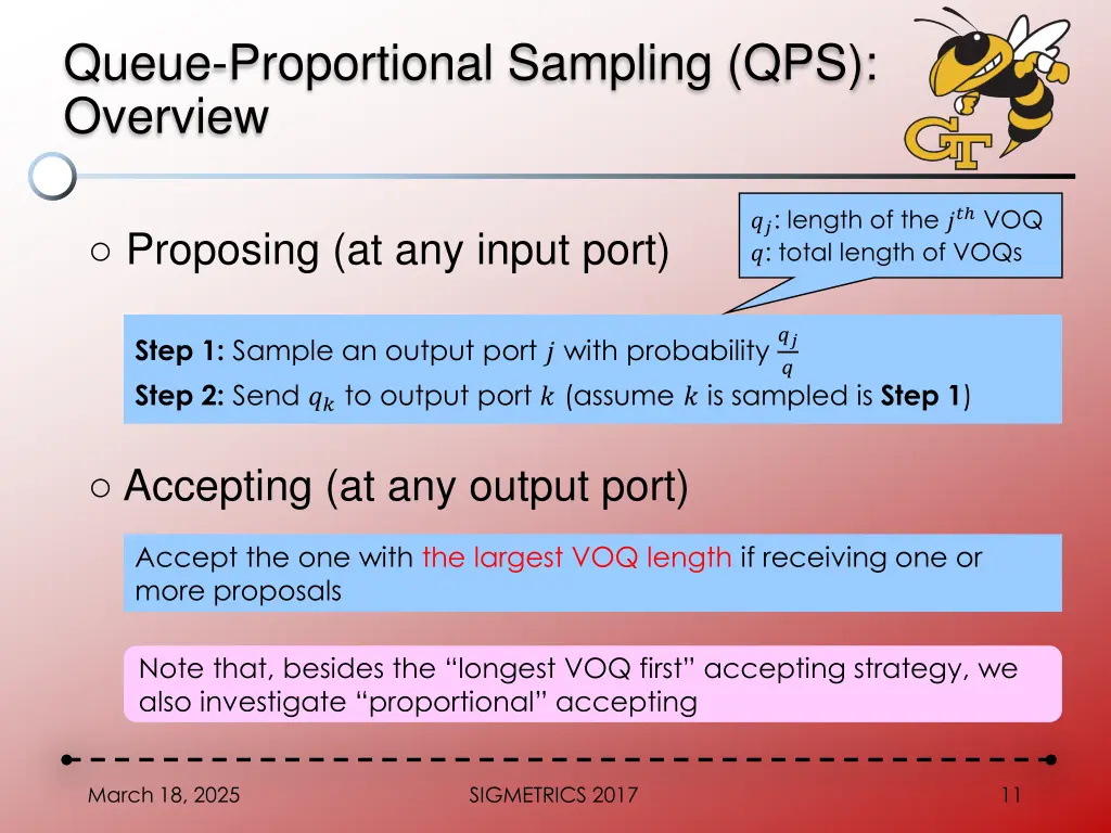 queue proportional sampling qps overview