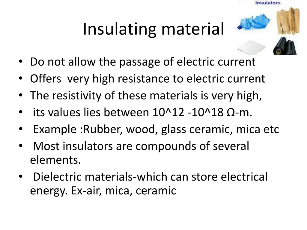 insulating material