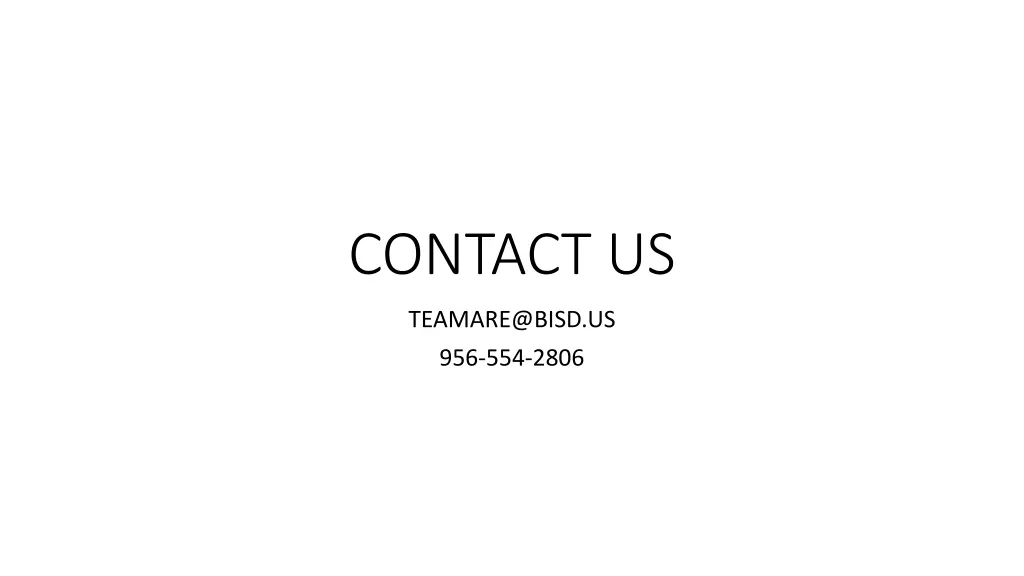 contact us