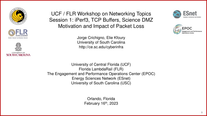 ucf flr workshop on networking topics session
