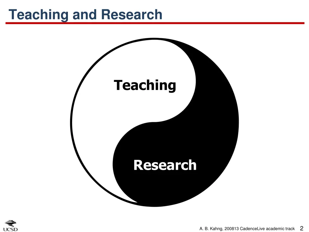teaching and research