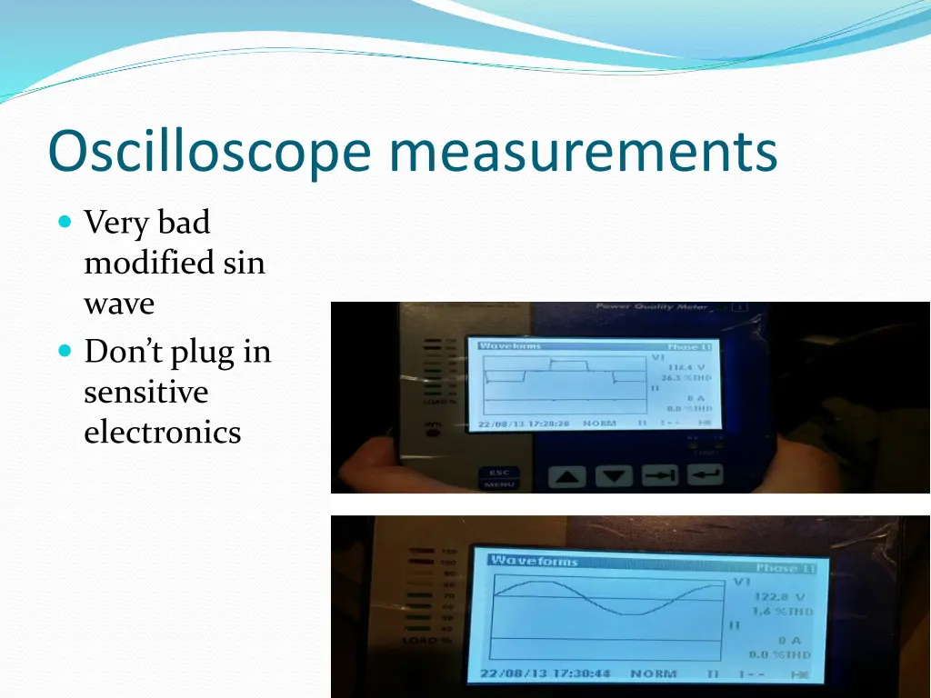 oscilloscope measurements