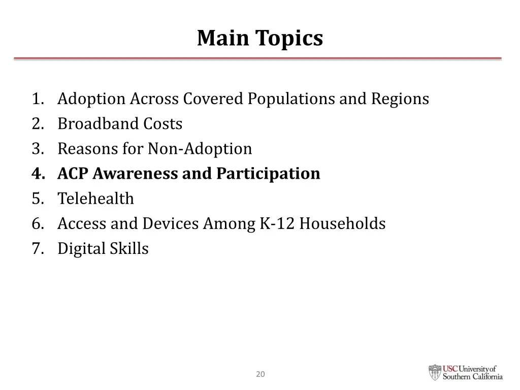 main topics 4