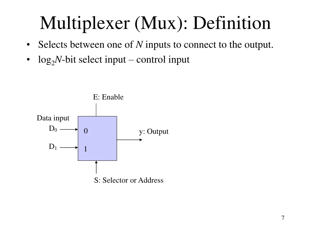 multiplexer mux definition
