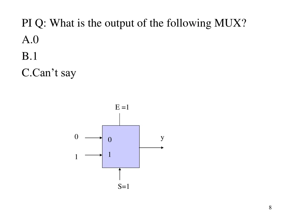 pi q what is the output of the following
