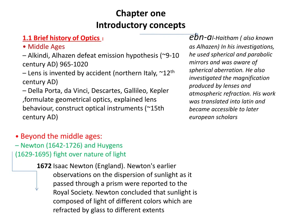 chapter one introductory concepts