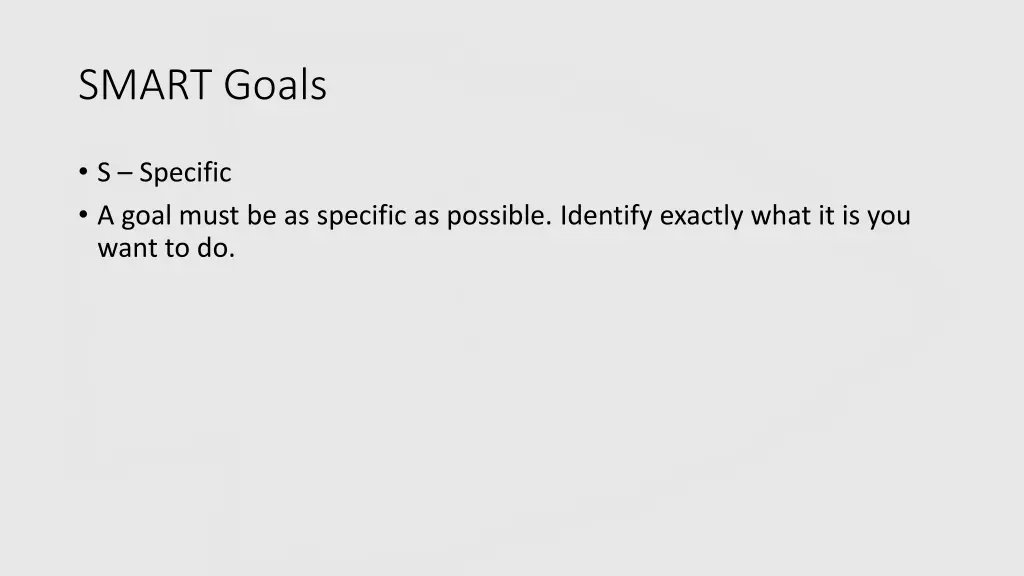 smart goals 1