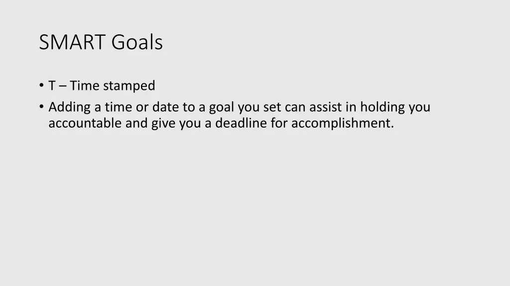 smart goals 5