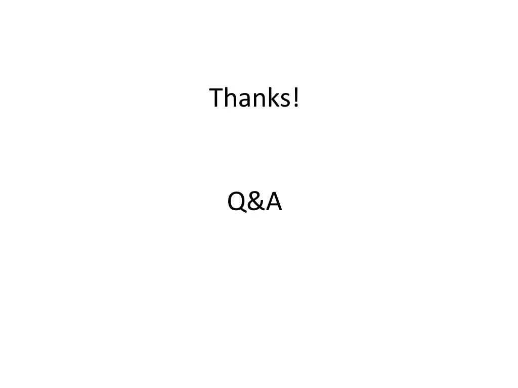 thanks
