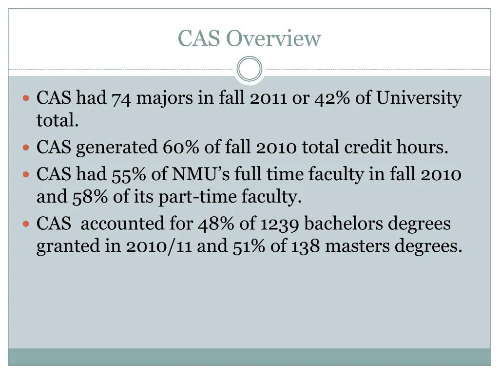 cas overview