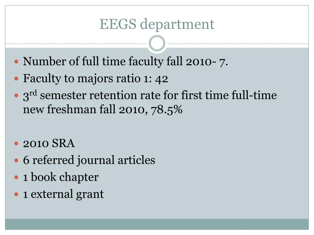 eegs department