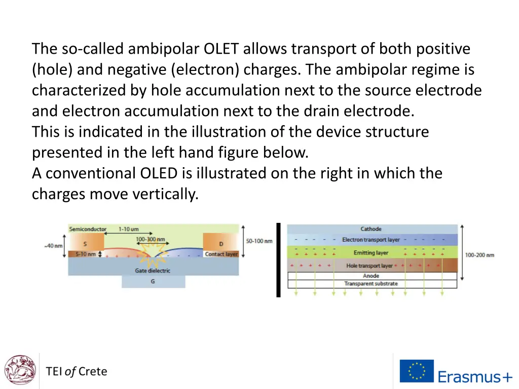 the so called ambipolar olet allows transport