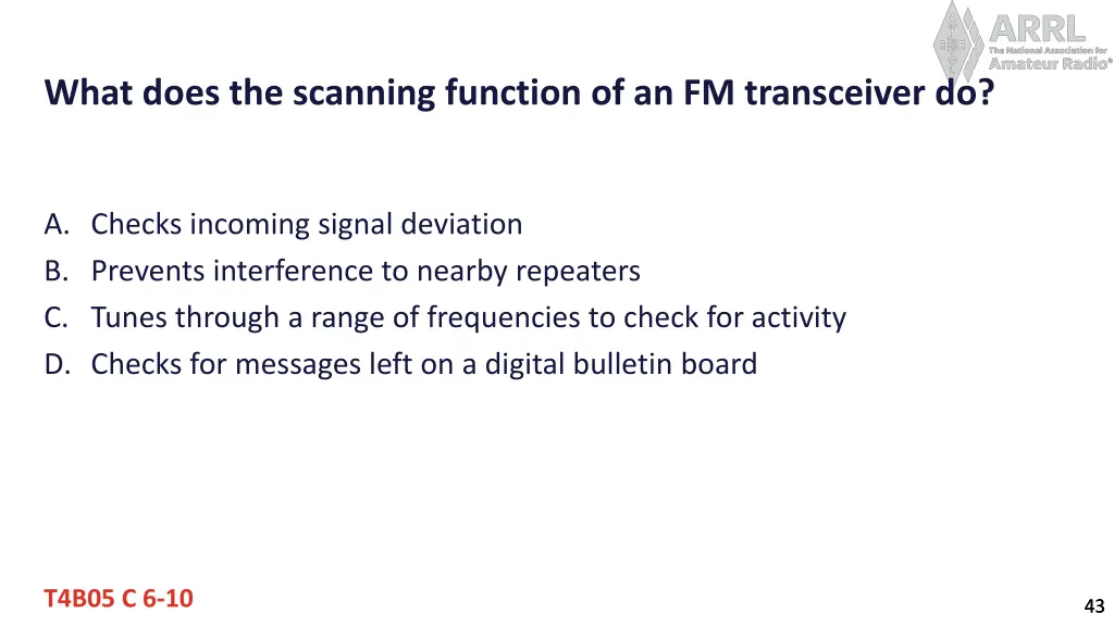 what does the scanning function