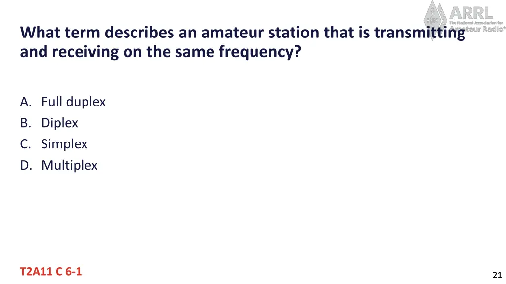 what term describes an amateur station that
