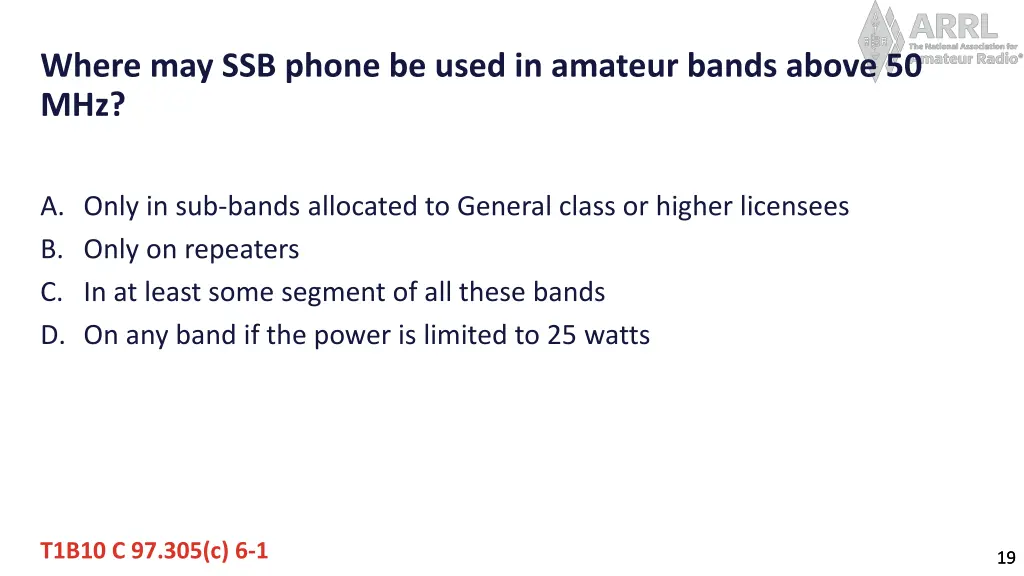 where may ssb phone be used in amateur bands
