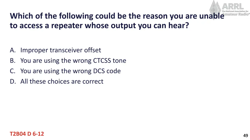 which of the following could be the reason