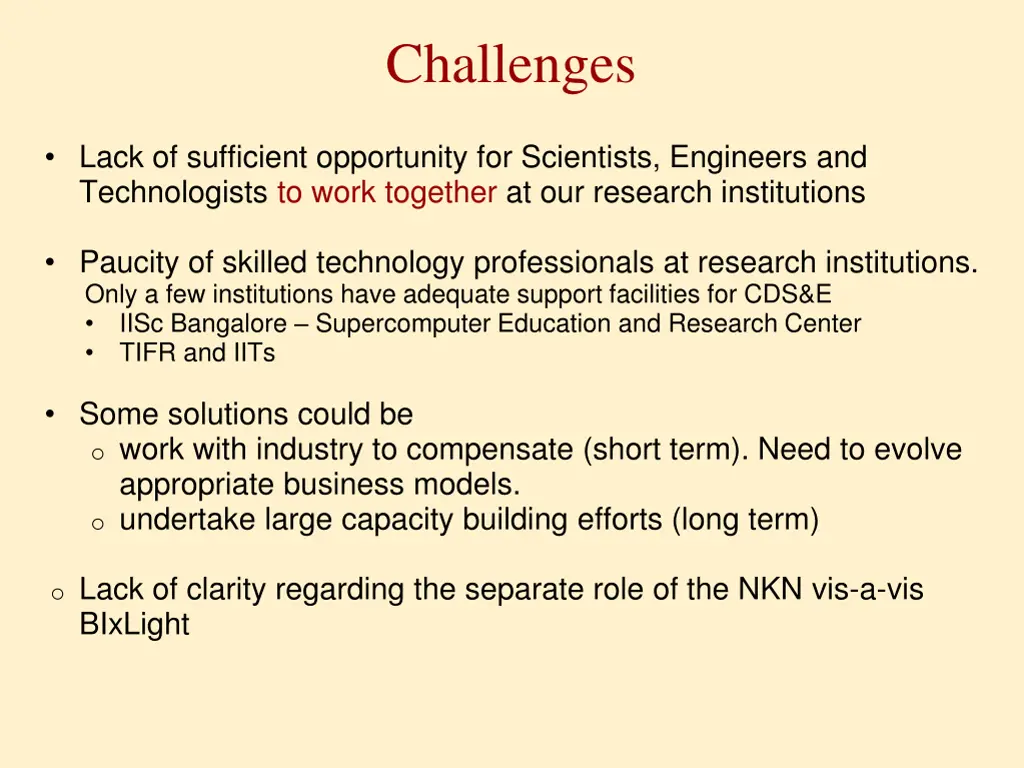 challenges