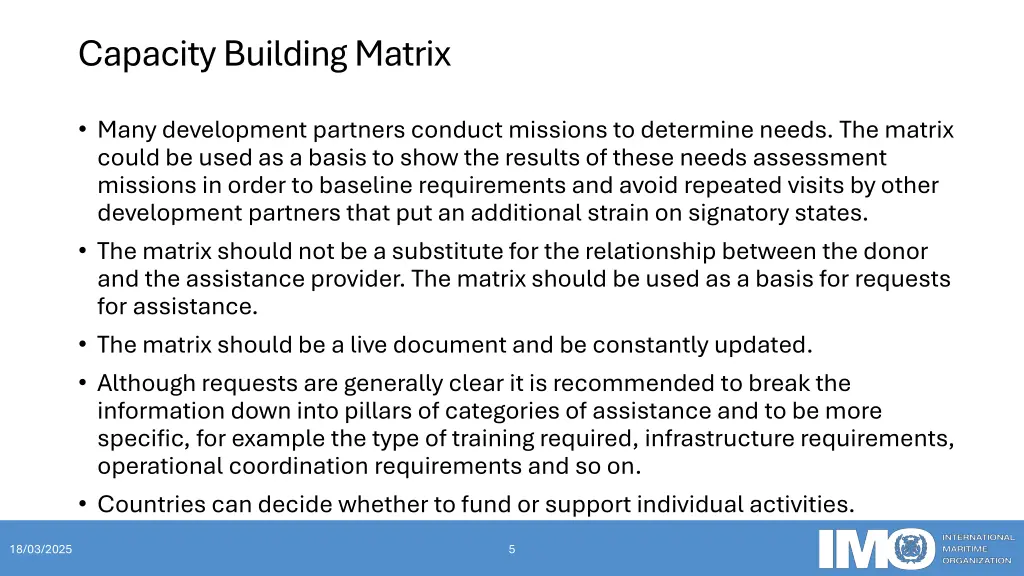 capacity building matrix 1