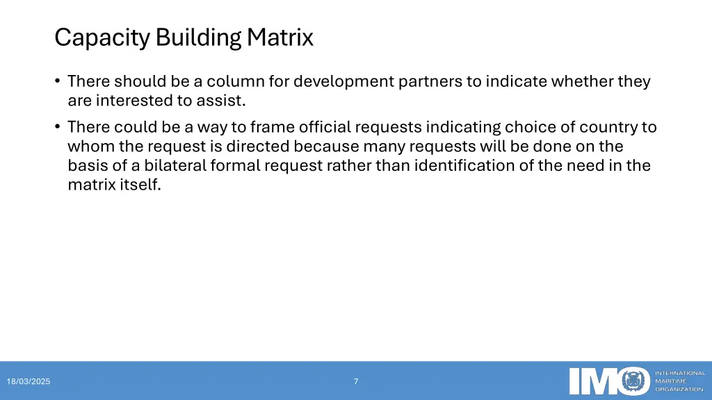 capacity building matrix 3