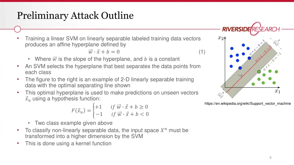preliminary attack outline