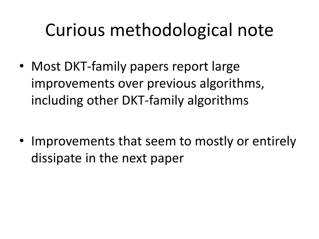curious methodological note