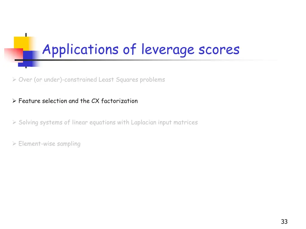 applications of leverage scores 3