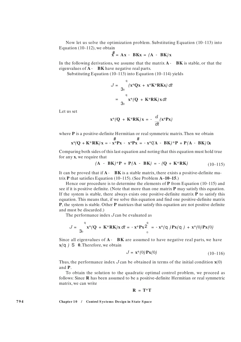 now let us solve the optimization problem