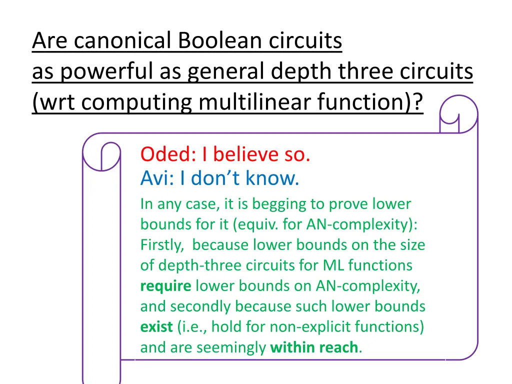 are canonical boolean circuits as powerful