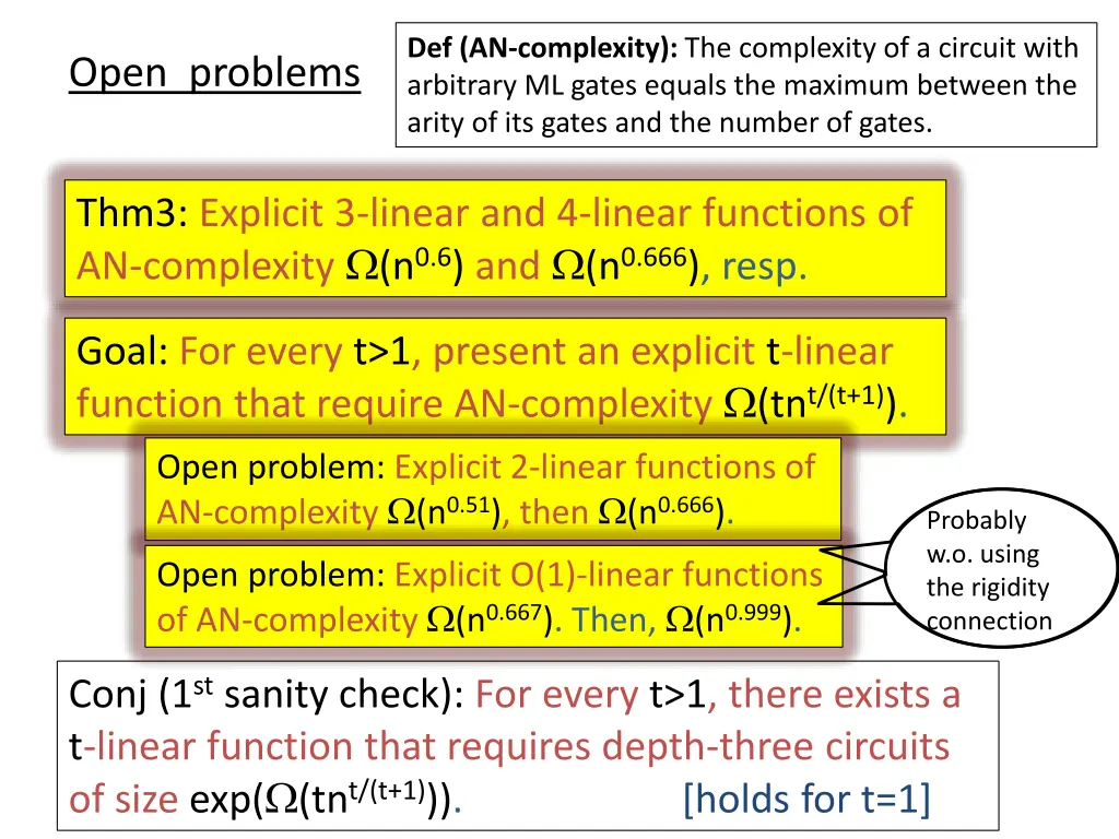 def an complexity the complexity of a circuit