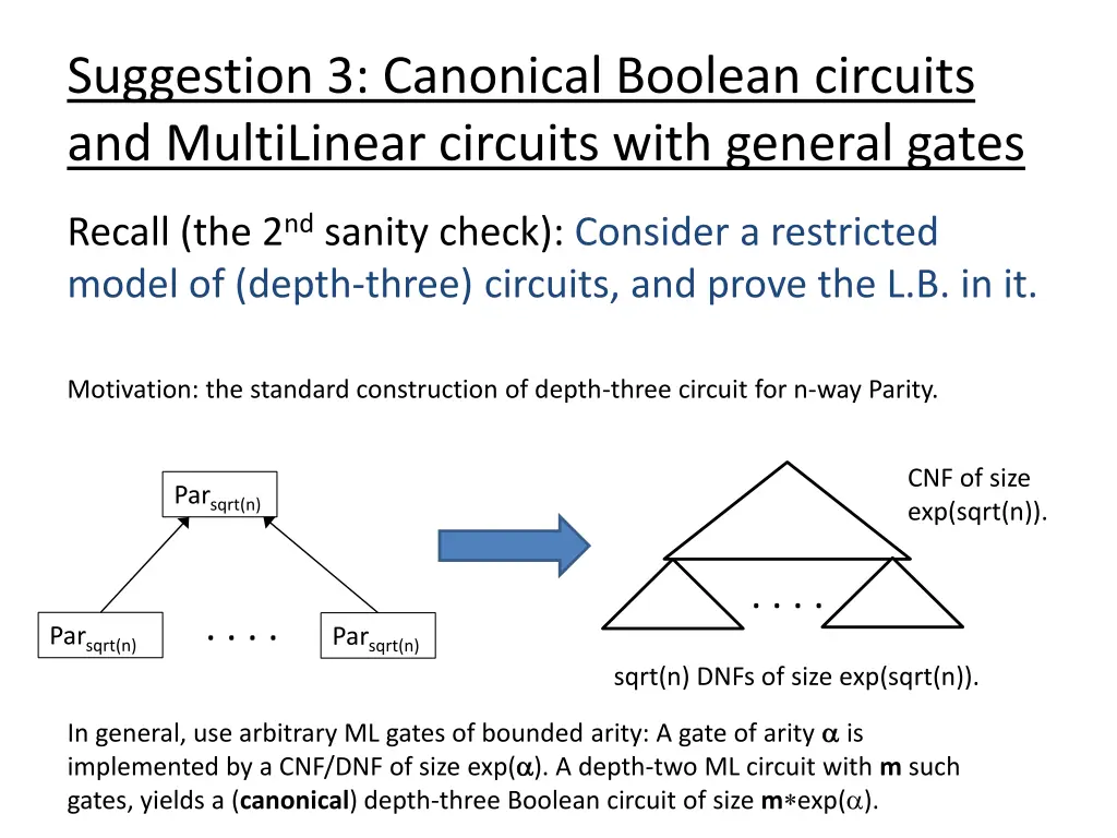 suggestion 3 canonical boolean circuits