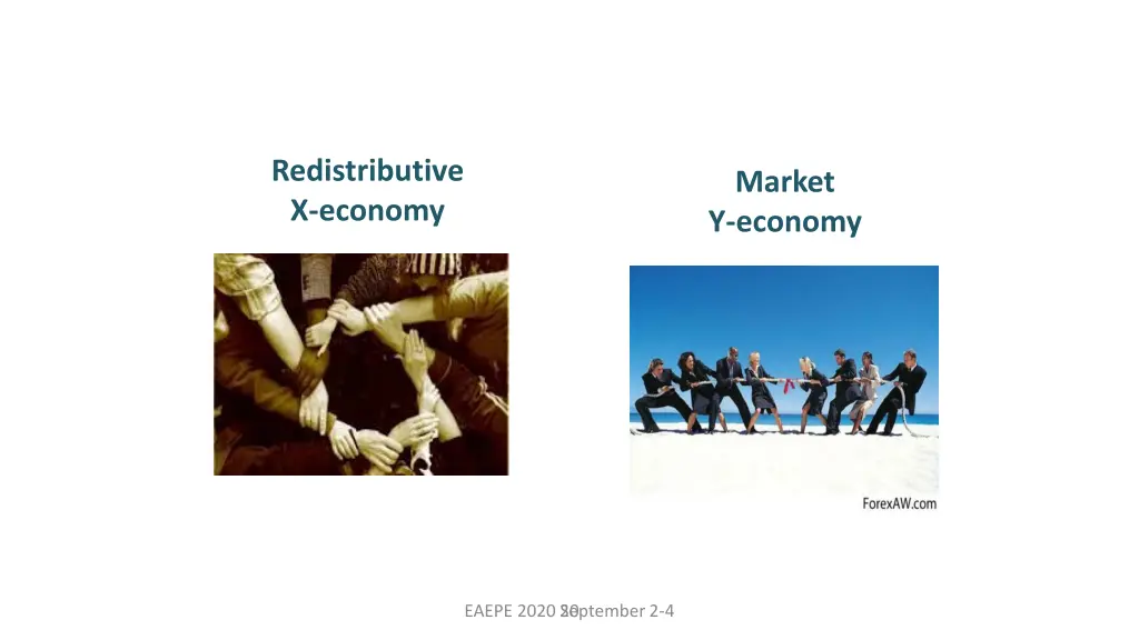 redistributive x economy