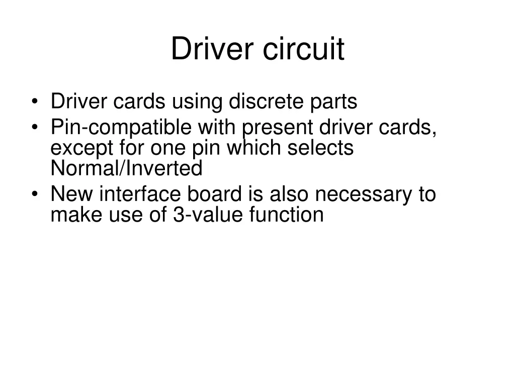 driver circuit