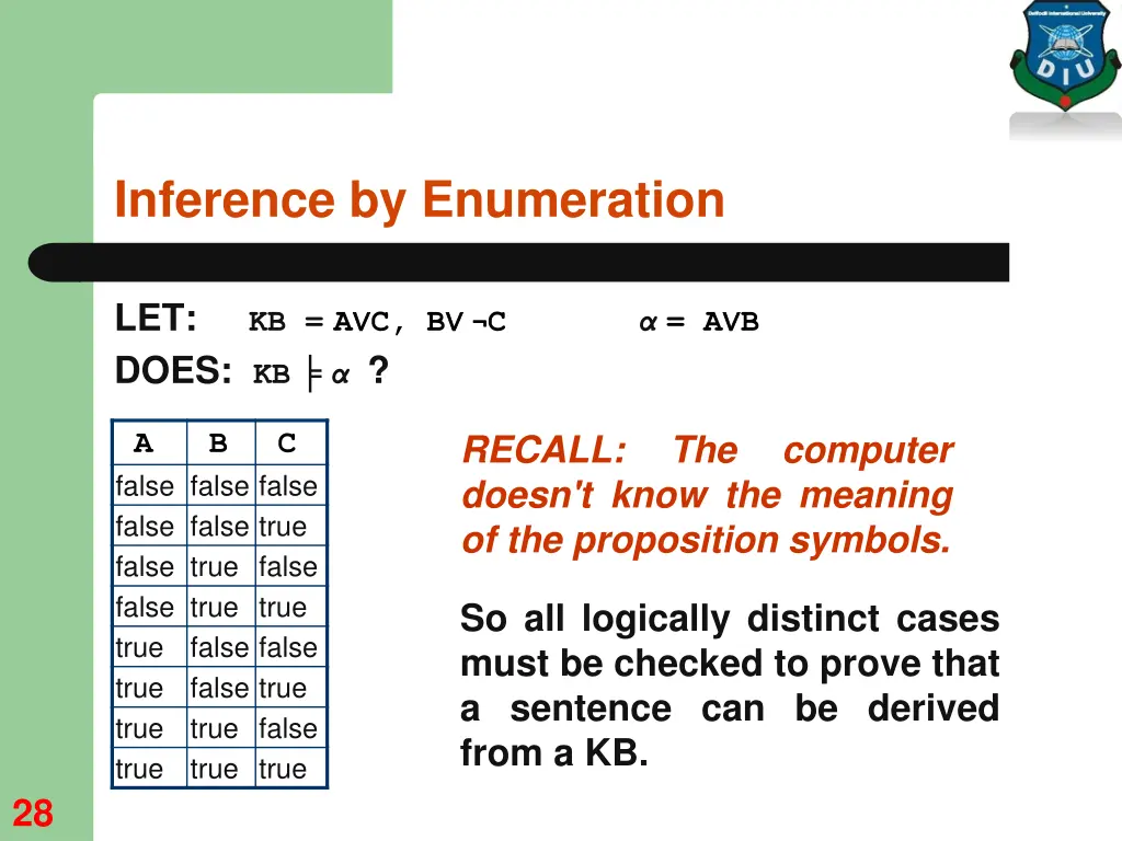 inference by enumeration