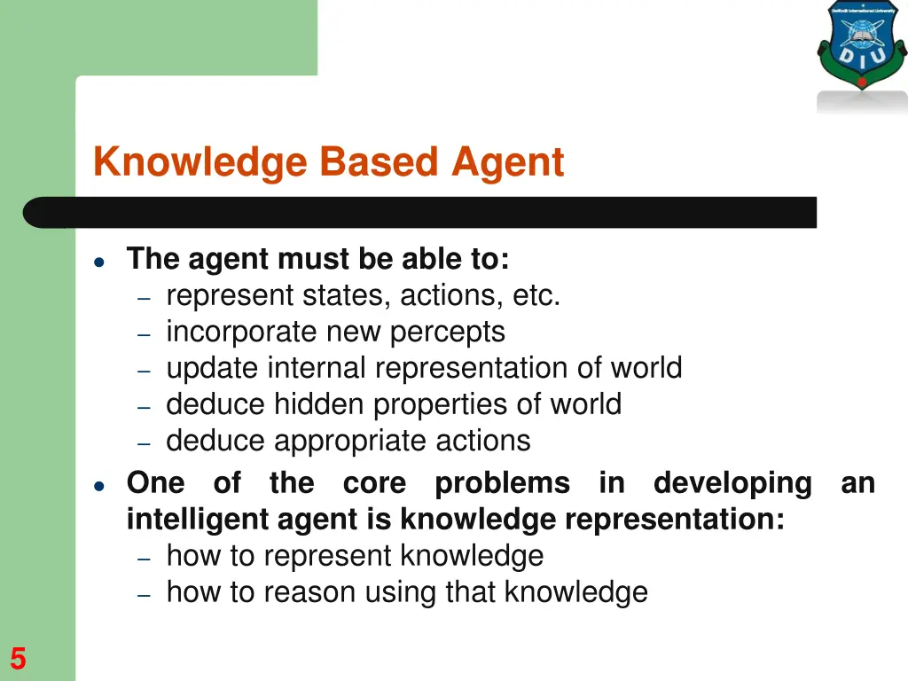 knowledge based agent 1