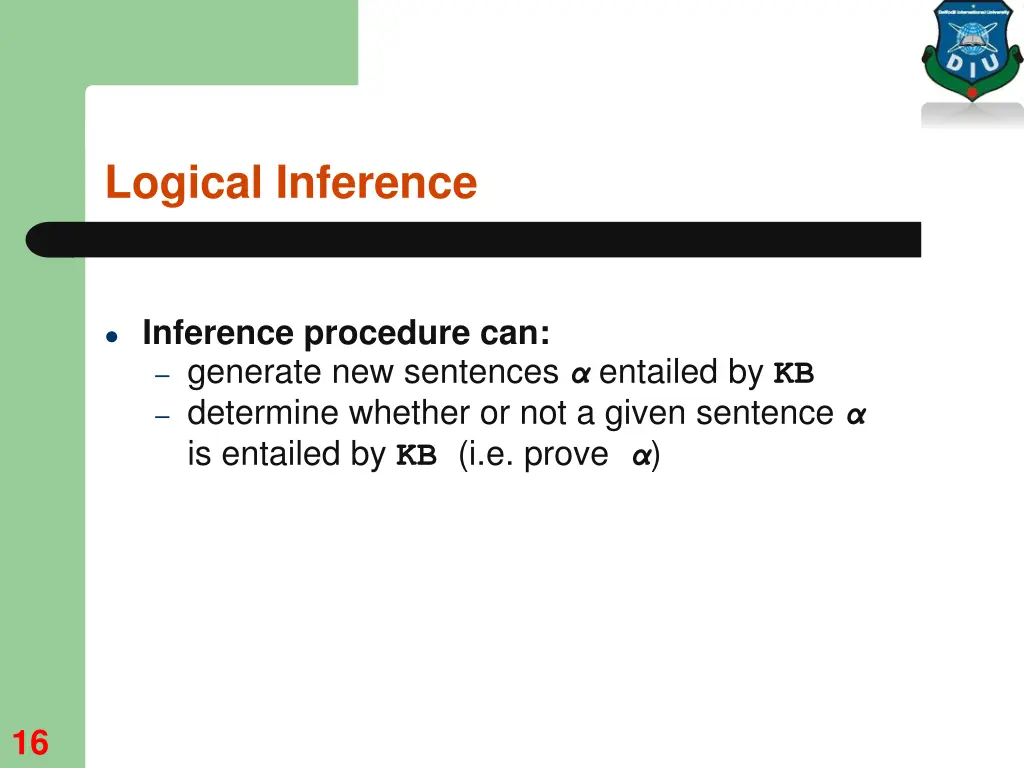 logical inference