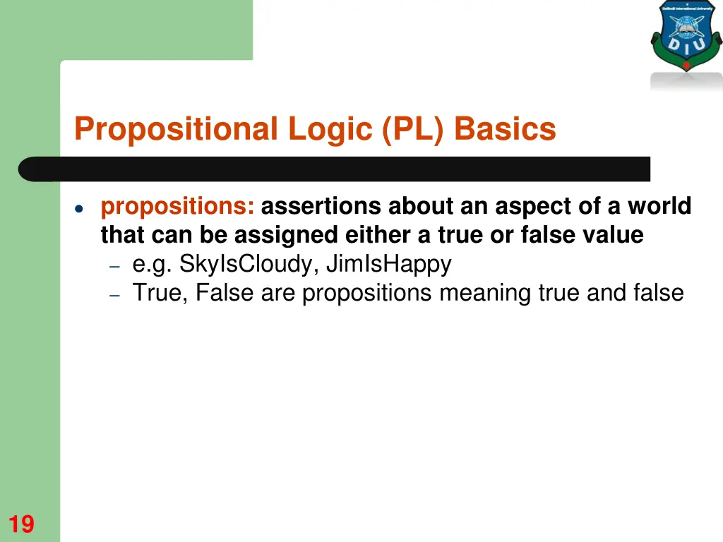 propositional logic pl basics
