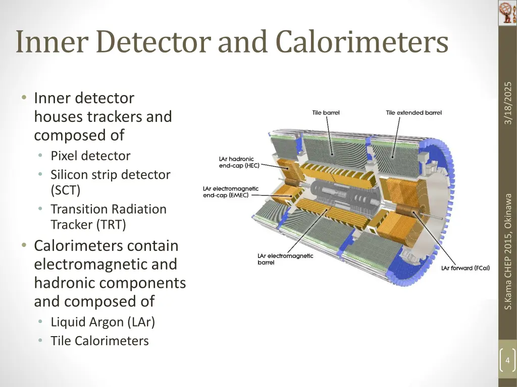 inner detector and calorimeters