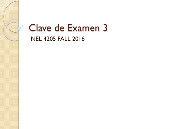 clave de examen 3 inel 4205 fall 2016