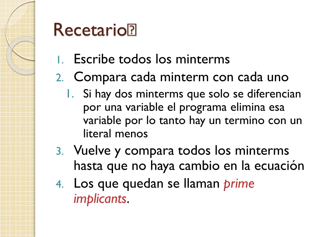 recetario