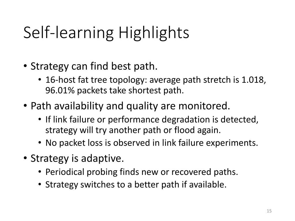 self learning highlights